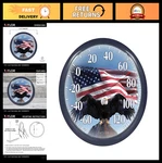 Indoor Outdoor Dial Thermometer - Easy Read Wall Decor For Patio, Pool, Yard, Ga. Fixed Price $38.99.