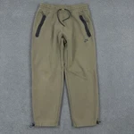 Nike Tech Pants Mens Large Green Fleece Joggers Zip Pockets DQ4312-222. Fixed Price $39.99.