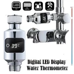 Led Shower Water Thermometer Digital Temperature Display Bathroom Faucet Gauge. Fixed Price $11.45.