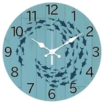 Cartoon Fish Pattern Wall 12 Inch Non-ticking Of Clocks Ro.... Fixed Price $24.55.