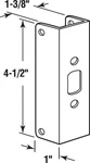 Prime-line U 9566 Brass Door Edge Reinforcer 1-3/8 Thick X 4-1/2 W In.. Fixed Price $13.21.