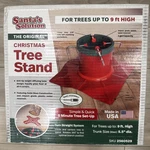 Santa's Solution Heavy-duty 9-FT Metal Tree Stand. Fixed Price $46.00.