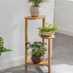 3 Tier Bamboo Plant Stand Corner Flower Pot Holder For Indoor Outdoor Deco. Fixed Price $31.90.