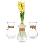 Glass Flower Set Of 3 Bulb Decorative Centerpiece Home. Fixed Price $37.51.