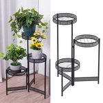 Stand Garden Planter Metal Flower Pot Rack Corner Shelving Indoor Outdoor. Fixed Price $29.99.