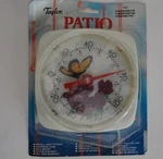 Taylor 5.5" Patio Thermometers With Metal Hanger Butterfly Design Dial. Fixed Price $15.99.