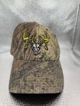 Outdoor Cap Bone Collector Camo Baseball Hat Brown Yellow Deer Skull Member. Fixed Price $14.50.