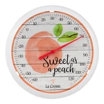 HD81915 La Crosse 12" Round Indoor/outdoor Dial Thermometer - Peach. Fixed Price $14.95.