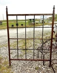 49" X36" Tally Finial - Metal Garden Border Edging Wrought Iron Trellis. Fixed Price $189.95.