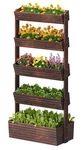 Ghwie Wooden Garden Planter Box, Raised Bed With Vertical Rack, Indoor .... Fixed Price $163.27.