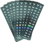 10 On Thermometer Strip Adhesive Sticker Home Brewing Fermenting Aquarium. Fixed Price $10.97.