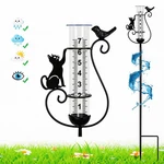 Rain Outdoor, Cat & Bird Gauges Best Decorative For Garden.... Fixed Price $26.39.