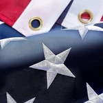American Flags 3X5,USA Flag, Sewn Stripes,heavy Duty Durable Outdoor. Fixed Price $14.97.