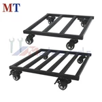 Pk 12 & 13.6" Plant Stand 240LBS Metal Square W/ Lockable Caster Caddy. Fixed Price $30.05.