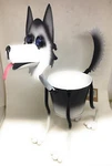 Georgetown Mini Husky Planter Outdoor Dog Flowers Plants Metal Stand Alone. Fixed Price $17.24.
