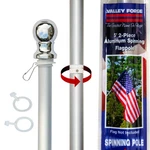 Valley Forge 60 Aluminum Flag Pole Brushed. Fixed Price $57.64.