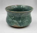 Liza Studio Art Pottery Green Glazed Stoneware Planter Bowl. Fixed Price $22.50.