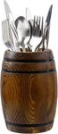 Mygift Rustic Burnt Wood Wine Barrel Design Kitchen Utensil Holder Vintage. Fixed Price $36.06.