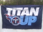 New Tennessee Titans Up 3' X 5' Banner/flag Idegy No Grommets. Fixed Price $14.99.