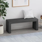 Merax 48" Dining Bench Solid Acacia Entryway Wooden Black. Fixed Price $169.00.