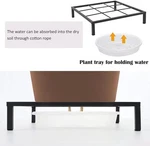 Tenfuju 9.8" Metal Heavy Duty Potted Plant Stand Flower 2 Pack - Iron Color. Fixed Price $27.13.