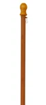 57IN Pine Outdoor Wooden Pole For American Flags Briarwood Lane. Fixed Price $32.85.