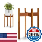 Fox & Fern Mid Century Tall Plant Stand 10 Inch Fixed Size Raised. Fixed Price $53.98.