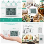 Oria Indoor Outdoor Thermometer - Wireless Digital Hygrometer Display. Fixed Price $38.60.