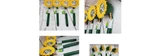 Garden Collection Sunflower Solar Stake Lights Set Of Very Bright 14.25X3.5. Fixed Price $17.99.