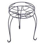 13IN Mainstays Round Matte Black Metal Plant Stand. Fixed Price $9.97.