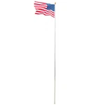 Solemn Outdoor Decoration Sectional Halyard Us America Flagpole Kit. Fixed Price $46.00.