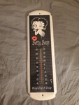 Betty Boop Metal Wall Mount Thermometer King Features 2000. Fixed Price $20.00.