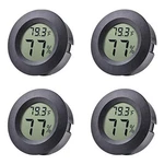 4-PACK Mini Hygrometer Thermometer Fahrenheit Indoor Room Round Humidity Tempera. Fixed Price $19.93.