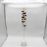Galileo Thermometer Glass W/multicolor Floating Balls Home Decor 17 Height. Fixed Price $29.99.