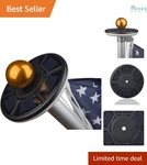 Solar Flag Light 20LED Bright Auto Night-glow For 15-25 Ft Poles. Fixed Price $40.97.