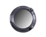 20"DIA Aluminum Finish Porthole Mirror Resin Nautical Wall Mount Silver Round. Fixed Price $149.95.