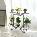 6 Tier Iron Metal Standing Shelf For Garden Plant Flower Pot Stable Rack Holder. Fixed Price $39.95.