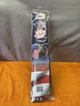 Q New Olympus 3' X 5' American Usa With Steel 6 Ft Flagpole And Eagle Kit. Fixed Price $24.95.