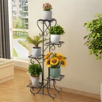 Metal Iron Plant Stand 5 Tier Flower Pots Display For Patio Balcony Living Room. Fixed Price $42.91.
