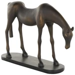 79 Polystone Horse Decorative Sculpture Home Statue With Brushed G.... Fixed Price $65.94.