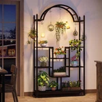 Xxl Tall Plant Stand Indoor 20POTS Flowers Bonsai Display Ladder Balcony Patio. Fixed Price $99.91.