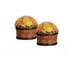 Miniature Fairy Garden Flowers Faux Wooden Planters - Set Of 2 Buy 3 Save $. Fixed Price $11.95.
