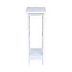 International Concepts Plant Stand 36" White Hardwood Shelf Legs Traditional. Fixed Price $96.58.
