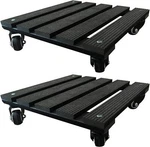 Square Plant Caddy With Wheels Heavy Duty Outdoor Indoor 12 Inch Pack Rolling. Fixed Price $46.70.