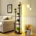 6-TIER Plant Stand With Rgb Light Strip, Smart App & Remote Control Shelf. Fixed Price $99.99.