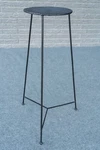 Mid Century Modern Mesh Wrought Iron Tripod Plant Stand - 31. Fixed Price $124.99.