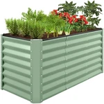 Best Choice Products Metal Raised Bed Vegetables Flowers Herbs - 4X2X2FT. Fixed Price $69.99.
