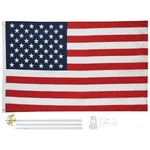 New 3 X5 Kit Aluminum Usa American Stars Stripes Outdoor. Fixed Price $24.88.
