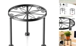 Metal Round Plant Stands, Small Flower Pot For Garden Home, Anti 1 Pack. Fixed Price $19.46.