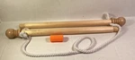 2.9 Ft. Wooden Banner Pole-horizontal Hanger Flagpole For House Sports. Fixed Price $8.00.